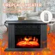 1000W Electric Fireplace Heater Simulation Flame Stove Hand Warmer With Remote Control Portable