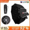 TRIOPO KX 65CM Softbox Pieghevole Ottagono Soft box Luce portatile per Godox AD200 V1 Speedlite