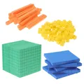 Blocchi matematici conteggio cubi giocattolo bambini Base educativa manipolativi dieci giocattoli