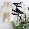 Sacs Cadeaux en Coton avec Ruban 5x7cm 8x10cm 9x12cm(3.5 "x 4.75") 10x15cm(4 "x 6") pochettes