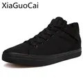 Novità Sneakers basse da uomo tutte nere scarpe autunnali scarpe di tela maschili scarpe Casual da