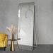 Wenty Aluminum Floor Mirror Full Length Mirrors Leaning Rounded Corner Rimless Standing Large Mirror Bedroom, Shop, Office | Wayfair WFYUKI8965A