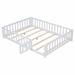 Winston Porter Alpine 16.5" Platform Bed Metal in White | 16.5 H x 78.1 W x 55.7 D in | Wayfair 65858EBF4AB847A4863CF36A6950C5C1