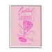 Stupell Industries Cocktail Lounge by lulusimonSTUDIO Single Picture Frame Print on Canvas in Pink | 20 H x 16 W x 1.5 D in | Wayfair