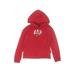 Gap x Disney Pullover Hoodie: Red Solid Tops - Kids Girl's Size Large