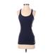 Abercrombie & Fitch Active Tank Top: Blue Solid Activewear - Women's Size Small