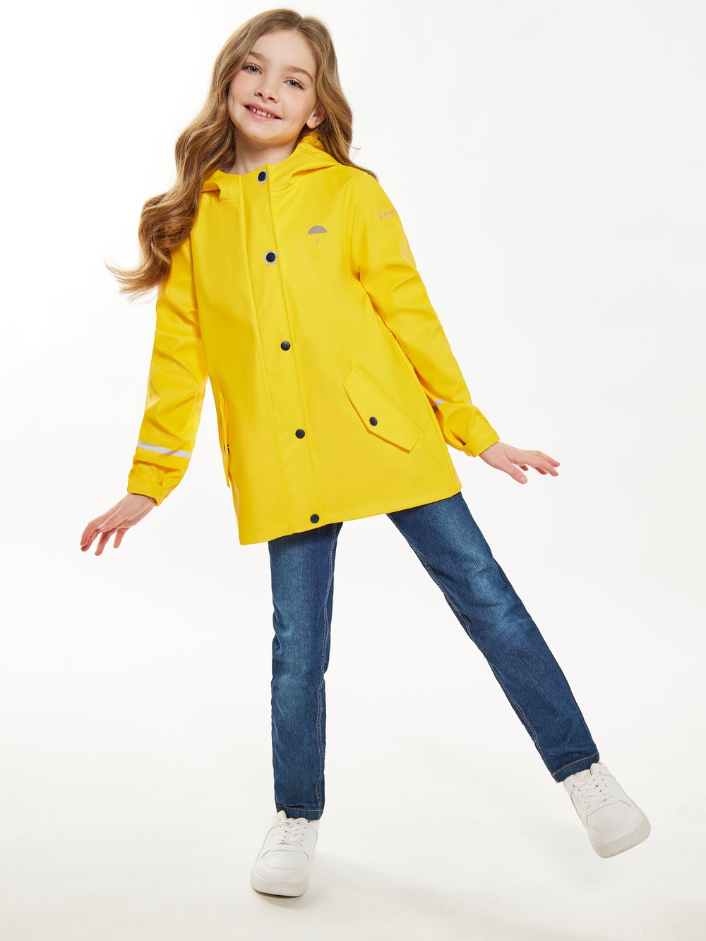 Schmuddelwedda (Kids) Regenmantel Mädchen gelb, 122 Image