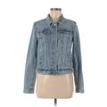 Ann Taylor LOFT Denim Jacket: Blue Jackets & Outerwear - Women's Size Medium