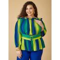 Plus Size Off The Shoulder Corset Blouse