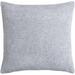 Zuill 20" Square Modern Slate Blue/Light Silver/White Throw Pillow - Hauteloom