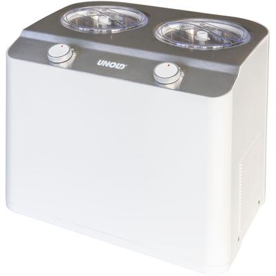 UNOLD Eismaschine "Doppio bianco 48830", weiß, B:40,9cm H:38cm T:30,7cm, Eismaschinen