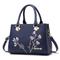 Damen Handtasche Schultertasche Crossbody-Tasche Handtasche PU-Leder Büro Täglich Büro Karriere Stickerei Einfarbig Blumendruck Schwarz Weiß Rote