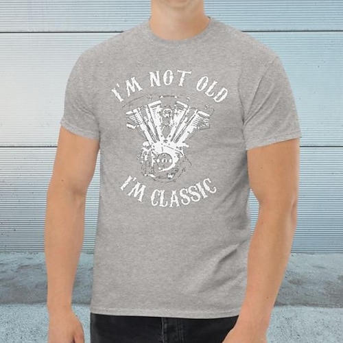 Herren Übergröße T Shirt Groß und hoch Grafik Rundhalsausschnitt Druck Kurze Ärmel Stilvoll Lässig Oberteile Outdoor Ausgehen Oberteile Image