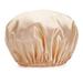 Waterproof Plain Shower Cap Luxury Double Layer Sleep Bath Hat Hair Cover Care