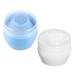 2pcs Portable Powder Puff Box Empty Body Powder Container Baby Powder Puff Case