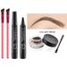 YQHZZPH 4d Laminated Eyebrow Home Grooming Kit Eyebrow Brush Multifunction Simulated Eyebrow Hair Makeup Brush 4d Hair Brow Brush Eyebrow Grooming Kit On Clearance