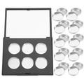 Square Eye Shadow Box Makeup Cosmetic Holding Plate Concealer Container Travel Plastic Lip Balm Containers Highlighter