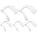 5 Pcs Children s Saddle Pads Nose Guards for Eyeglasses Silicone Shaped Replacement Clip Silica Gel