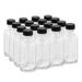 2OZ Small Glass Bottles with Lids and Funnels 60ml Boston Round Glass Bottles Perfect for Diy Essential Oils Perfumes Whiskey and Juices 12 Pack Clear