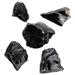 Meditation Stones New Year Gift Obsidian Crystal Craft Healing Mini Decorations Natural Office 5 Pcs