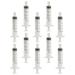 10pcs Liquid Perfume Dispenser Syringe Refillable Perfume Syringe(5ML)