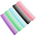 Styling Comb Glass Jars for Yogurt Maker Sectioning Combs Man 5 Pcs Wide Tooth Oil Head Abs Hairbrushes