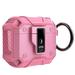 For Apple AirPods 3rd Generation MagSafe Charging Case 2021 / A2566 Support Wireless Charging Shockproof Hard Shell Case Pink