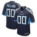 Men's Nike Tony Pollard Navy Tennessee Titans Game Player Jersey