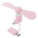 WINDLAND Portable 2 in 1 Cooler Type-C Hanldheld Cooling Fan Mini USB Fan Cell Phone Fans