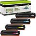 greencycle Compatible Toner Cartridge Replacement for HP 312A CF500A CF501A CF502A CF503A Toner 4 packs Set Works on Color Laserjet Pro MFP M281fdw M281cdw M254dw Printer - Black Cyan Yellow Magenta