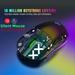 Oneshit Mouse Clearance 2.4GHz Bluetooth Wireless Mouse Gaming Mouse 3 Mode RGB Backlight Wireless Optical USB Gaming Mouse 3600DPI Rechargeable Mute Mice