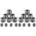 20 pcs Tripod Adapter Camera Screw Thread Adapter 1/4 To 3/8 Inch Mic Adapter