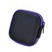 Ear Plug Storage Case for Headphone Wireless Headphones Purple Earphone Pouch Headset Travel