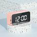 Oneshit Bluetooth Audio On Clearance Digital Clock With Bluetooth Speaker Alarm Clock With Alarms Mirror LED Display Bluetooth V5.0 TFCard & AUX Cable