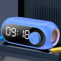 Oneshit Speaker Clearance Sale Drop-proof Wireless Bluetooth Speaker Alarm Clock Good Sound Quality Long Battery Life Perfect Desktop Companion