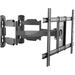 HOOMHIBIU Swivel/Tilt Corner TV Wall Mount for 37 to 70 TVs and Monitors /Curved TVs Black (DMWC3770M)