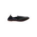 Lucky Brand Flats: Black Solid Shoes - Women's Size 8 1/2 - Almond Toe