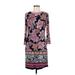 Eliza J Casual Dress: Pink Print Dresses - Women's Size 6