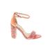 Sam Edelman Sandals: Orange Solid Shoes - Women's Size 8 - Open Toe