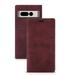 Phone Back Cover Compatible With Google Phone Case Flip Wallet Leather Cover Kickstand Phone Case Multi-Function Magnetic Suction Strong Closure Protective Phone Case-Burgundy
