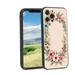 Vintage-floral-wreaths-0 phone case for iPhone 12 Pro Max for Women Men Gifts Flexible Painting silicone Shockproof - Phone Cover for iPhone 12 Pro Max