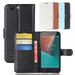 Flip Protective Case PU Leather for Vodafone Smart N8 with Card Holder Slot Anti-scratch Shockof Stand Cover