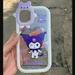 Kawaii Sanrio Hello Kitty Kuromi Cinnamorol Iphone13/12 Phone Case Anime Figure Ip11 Transparent All Inclusive Anti-Fall Gift