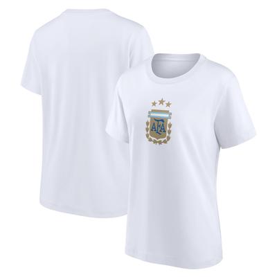 Argentinien Primary Logo Grafik-T-Shirt – Weiß – Damen Image