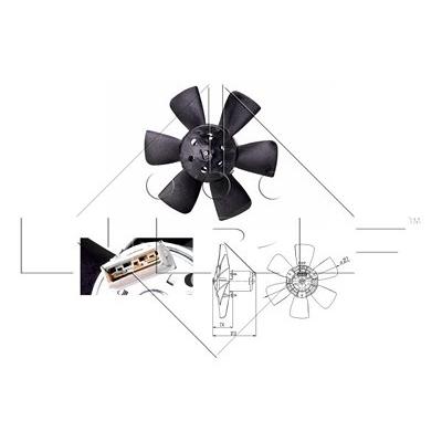 Nrf Lüfter, Motorkühlung [Hersteller-Nr. 47391] für Audi, Seat, VW Image