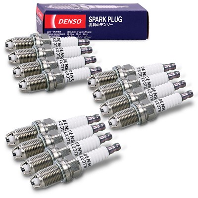 Denso 12x Zündkerze Nickel K20TXR [Hersteller-Nr. K20TXR] für Rolls-royce, BMW, Bedford, Wiesmann, Mini, Citroën, Renault, Tvr, Smart, Lancia, Opel, P