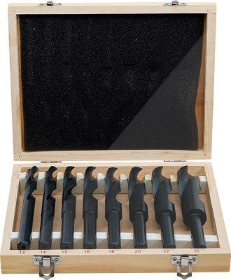 Bgs HSS-Bohrer-Satz - 13 - 25 mm - 8-tlg. [Hersteller-Nr. 2019] Image