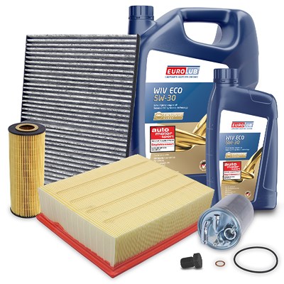 Bestprice Inspektionspaket Filtersatz SET B + 6l ÖL [Hersteller-Nr. 40197654] für VW Image