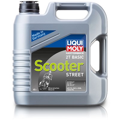 Liqui Moly 4 L Motorbike 2T Basic Scooter Street Motoröl [Hersteller-Nr. 1237] Image