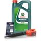 Castrol 5 L Magnatec 5W-20 E + Ölwechsel-Anhänger + Einfülltrichter [Hersteller-Nr. 15CC47]